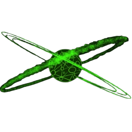 Green planet icon from treasure planet's map