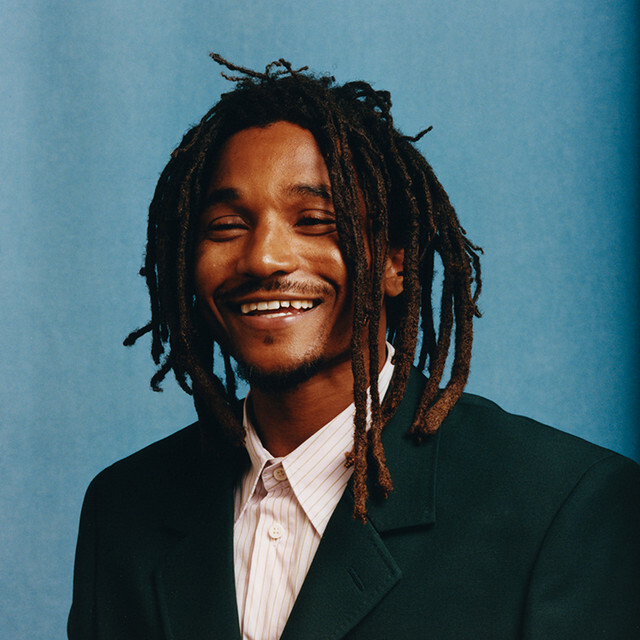 Jordan Ward smiling on his album cover